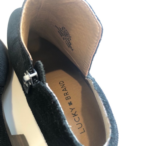 Lucky Brand Ankle Boots Size 6.5M Black - Picture 5 of 5